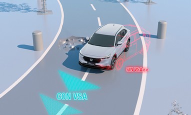 Asistencia a la estabilidad con control de tracción (VSA).