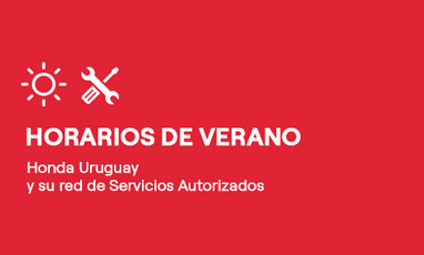 Horarios especiales VERANO