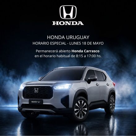 Horario especial 18 de mayo